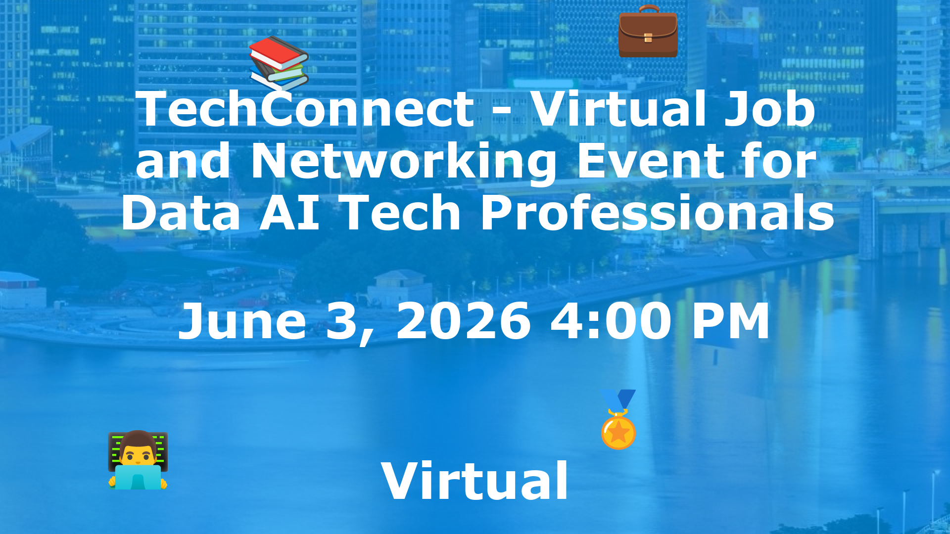 TechConnect - Virtual Job and Networking Event for Data AI Tech Professionals event image